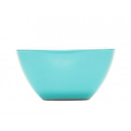 Haus Bowl Cuadrado Doble Fondo 1 Turquesa H 27 FL064 07 - Envío Gratuito