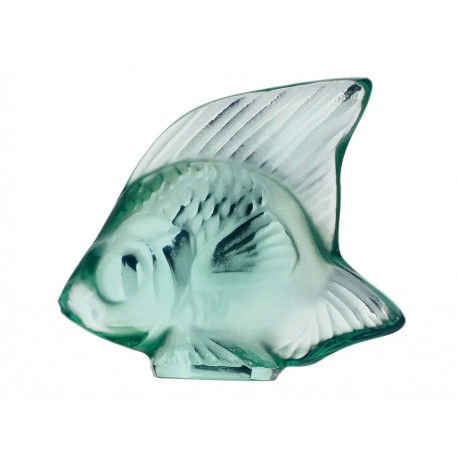 Lalique Escultura Pez Menta - Envío Gratuito