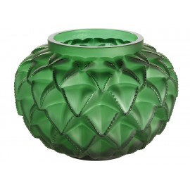 Lalique Florero Languedoc Verde - Envío Gratuito