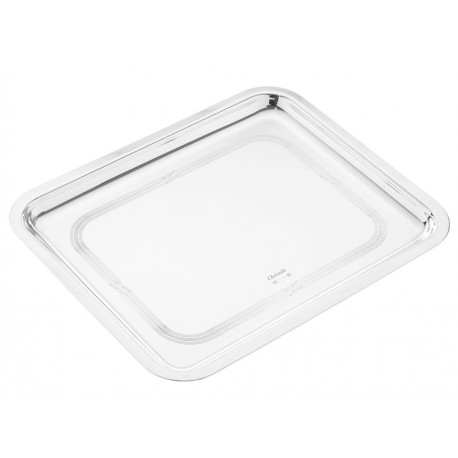 Christofle Bandeja Rectangular Plata Fidélio - Envío Gratuito