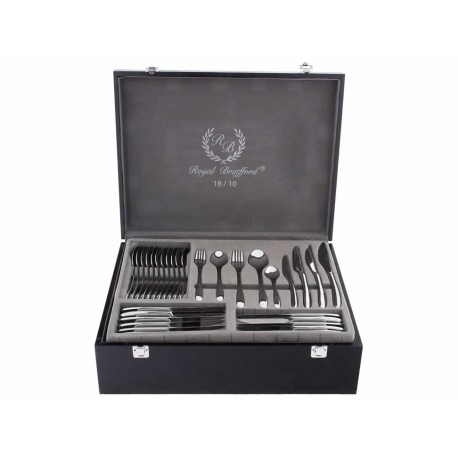 R Bratfford Set de Cubiertos Jade 105 Piezas Plata - Envío Gratuito