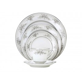 Noritake Juego de 5 Piezas Sweet Leilani Blanco - Envío Gratuito