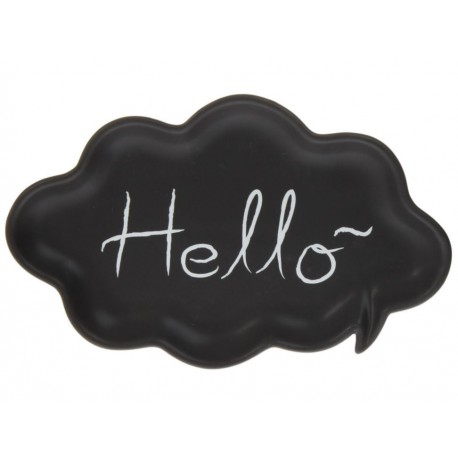 Haus Plato para Ensalada Messages Negro - Envío Gratuito