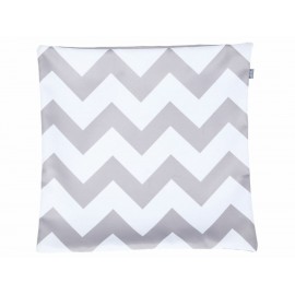 Funda para cojín Home Sweet Home Chevron gris - Envío Gratuito