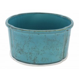 Metalart Florero Oval Contemporáneo - Envío Gratuito