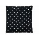 Funda para cojín Home Sweet Home Dots negra - Envío Gratuito