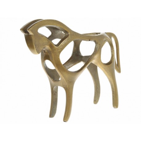 Figura decorativa caballo Kostlich bronce - Envío Gratuito