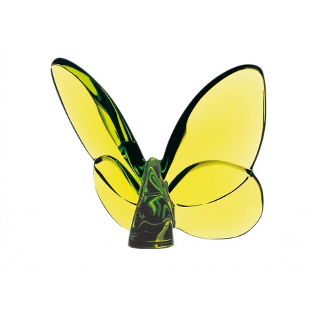 Baccarat Escultura Mariposa Oliva - Envío Gratuito