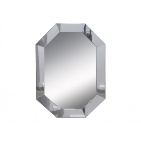 Espejo Octagonal Contemporáneo Plata - Envío Gratuito