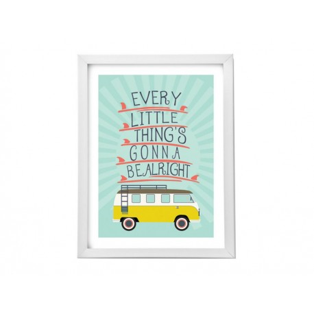 Every Little Thing's Gonna Be Alright Litografía Moderna - Envío Gratuito