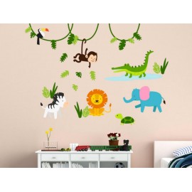 Selva Fotoluminiscente Vinilo Decorativo - Envío Gratuito