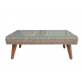 Mesa Central Trendy Lottus Myra natural - Envío Gratuito