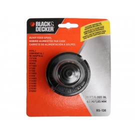 Black & Decker Carrete de Repuesto para Desbrozadora / Bordeadora Eléctrica RS-136 - Envío Gratuito
