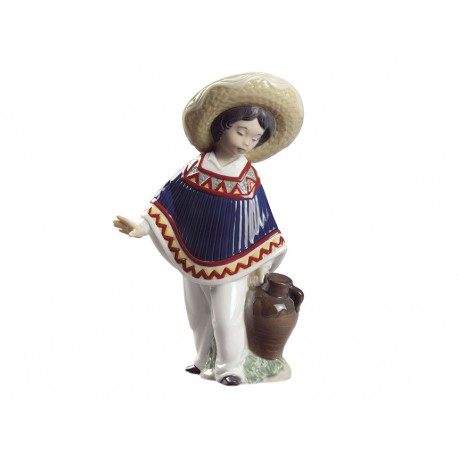 Lladró Escultura Panchito con Cántaro - Envío Gratuito