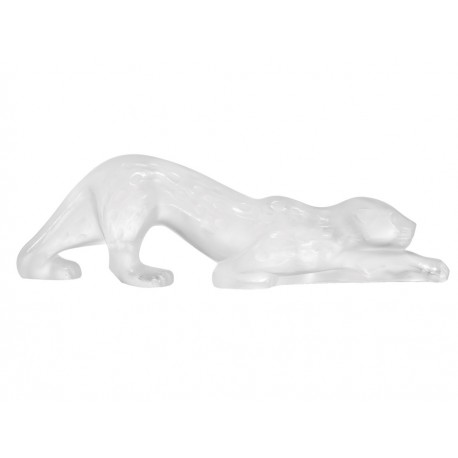 Lalique Pantera Zeila Chica Transparente - Envío Gratuito