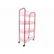 Carrito multiusos Metaltex rojo - Envío Gratuito