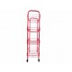 Carrito multiusos Metaltex rojo - Envío Gratuito