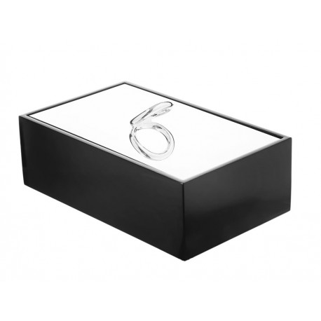 Christofle Caja Rectangular Chica Negro Vertigo - Envío Gratuito