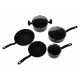 ​Bateria Hard Titanium Plus 8 p​iezas T-Fal - Envío Gratuito