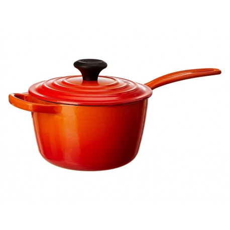 Le Creuset Cazo con Tapa Insignia 16 cm Naranja Flame - Envío Gratuito