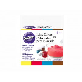 Wilton Colorantes para Glaseado 4 Piezas - Envío Gratuito