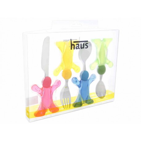 Haus Juego de Cubiertos Multicolor Family - Envío Gratuito