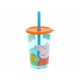 Peppa Pig Vaso con Popote - Envío Gratuito