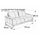 Love Seat Boal Atria chocolate - Envío Gratuito