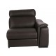 Reclinable brazo derecho Zarkin Moretti 2 chocolate - Envío Gratuito