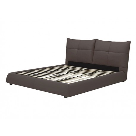 Cama king size Kuka taupe - Envío Gratuito