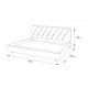 Cama Queen Size Contemporánea Sofia Lugano Adanary café - Envío Gratuito