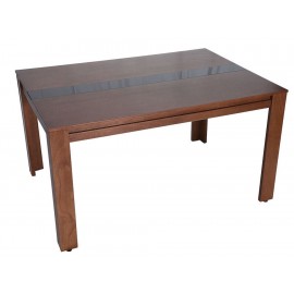 Mesa rectangular Imanol Madison tabaco - Envío Gratuito