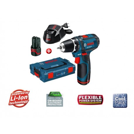 Taladro atornillador Bosch 06018681G3 azul - Envío Gratuito