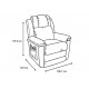 Reclinable La Z Boy 1HM-562 café - Envío Gratuito