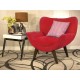 Sillón Fazzino Milan rojo - Envío Gratuito