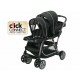 Carriola Prinsel Graco Doble Onyx Negra - Envío Gratuito