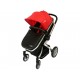 Carriola Evenflo Travel System 3844 roja - Envío Gratuito