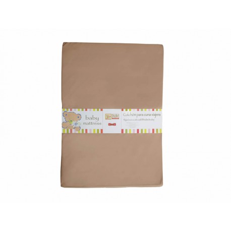Mon Caramel Colchón para Cuna de Viaje Café - Envío Gratuito