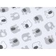 Juego de Sábanas Nap JSM0039 gris - Envío Gratuito