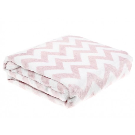 Mon Caramel Frazada Estándar Zig Zag Rosa - Envío Gratuito