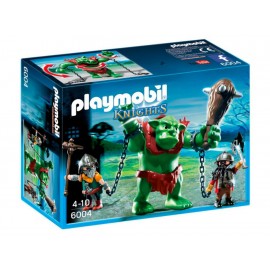 Playmobil Knights Troll Gigante con Luchadores - Envío Gratuito