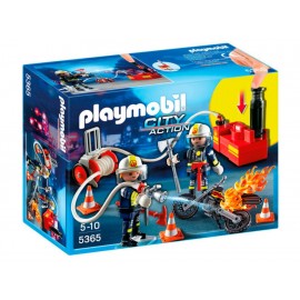 Playmobil Bomberos con Bomba de Agua - Envío Gratuito