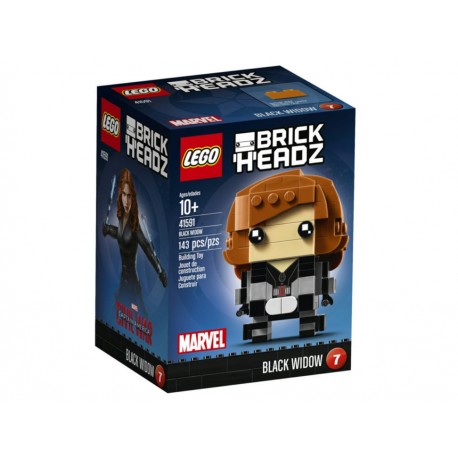 Figura armable BrickHeadz Marvel Lego Black Widow - Envío Gratuito