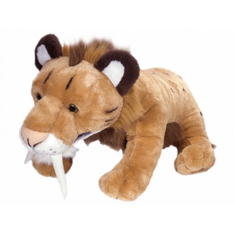 Peluche Wild Republic Cuddlekins Smilodon Jumbo - Envío Gratuito