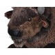 Peluche Wild Republic Cuddlekins Bison Jumbo - Envío Gratuito