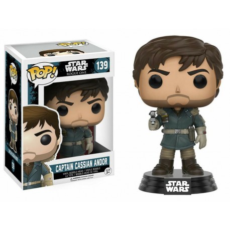 Funko Pop Star Wars Figura de Captain Cassian Andor - Envío Gratuito