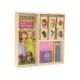 Novelty Set De Sellos de Madera Niña - Envío Gratuito