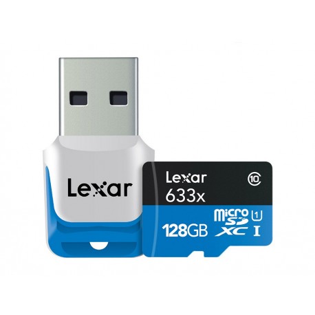 Lexar Tarjeta de Memoria MicroSDHC de 128 GB Clase 10 - Envío Gratuito