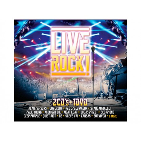 Live Rock 2 CDS + 1 DVD - Envío Gratuito