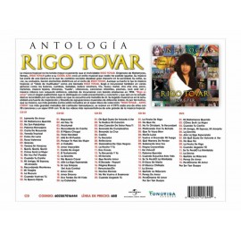 Rigo Tovar Antología Boxset (4CD+DVD) - Envío Gratuito